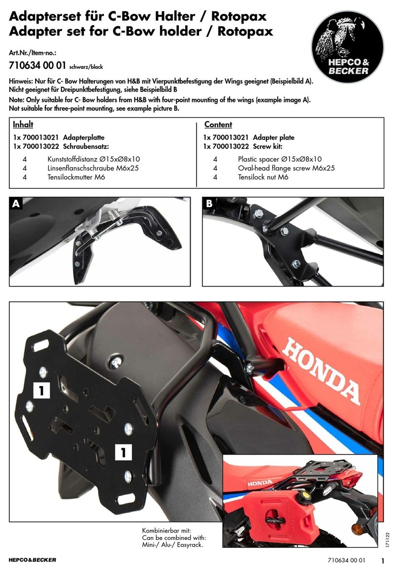 hepco & becker 710634 00 01 User manual