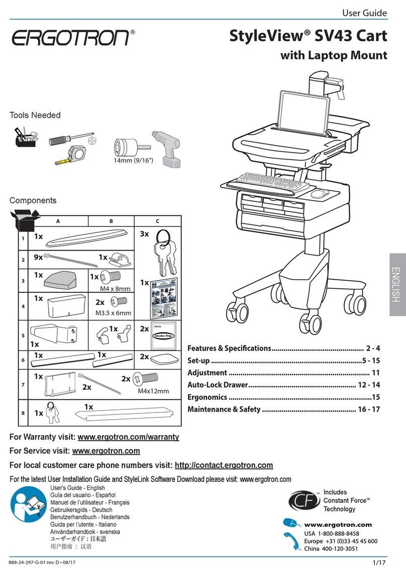 Ergotron StyleView SV43-1110-0 User manual