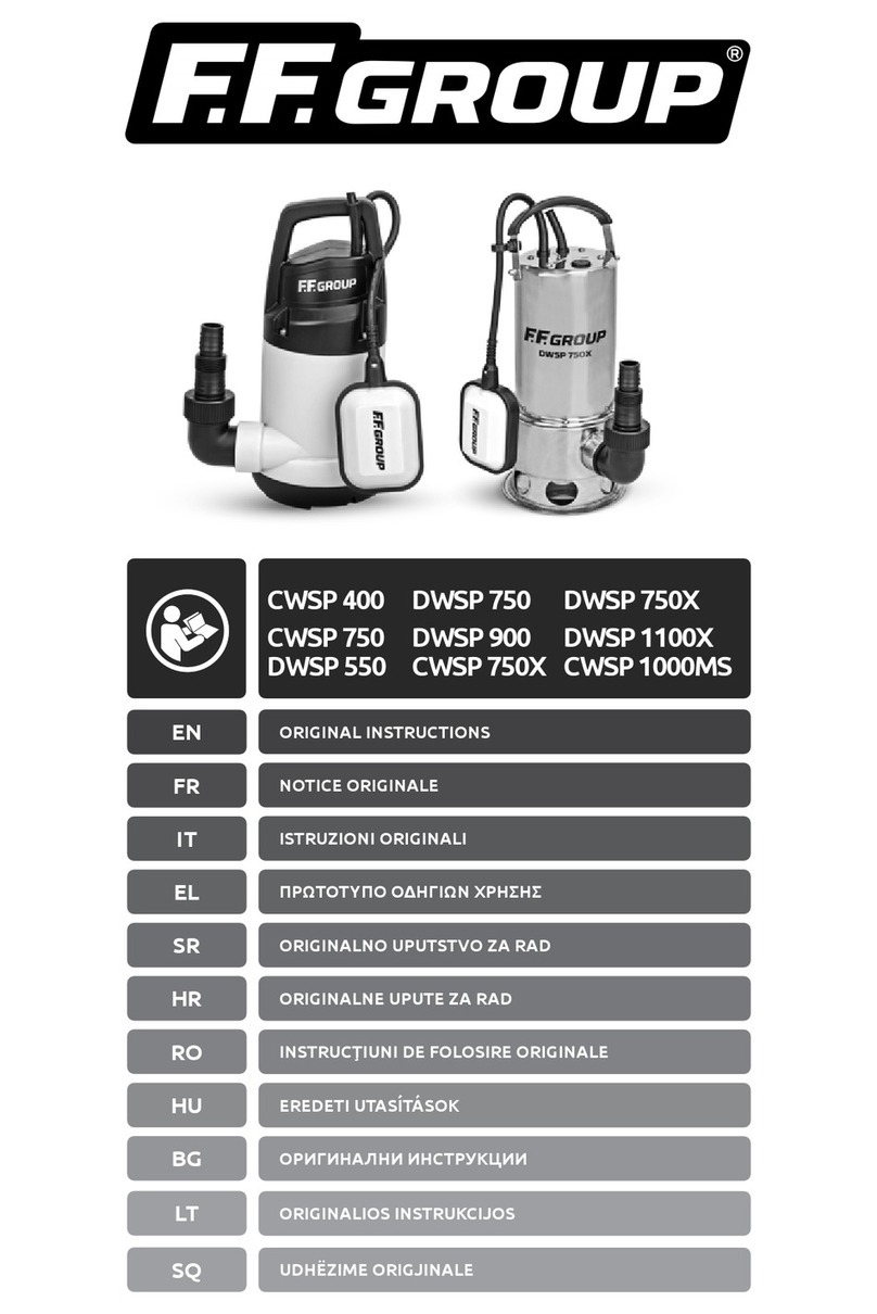 F.F. Group CWSP 400 User manual