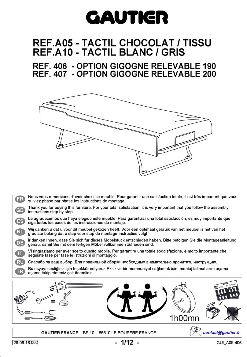 Gautier A05 406 quick start guide