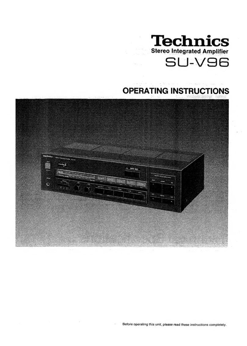 Technics SU-V36 User manual