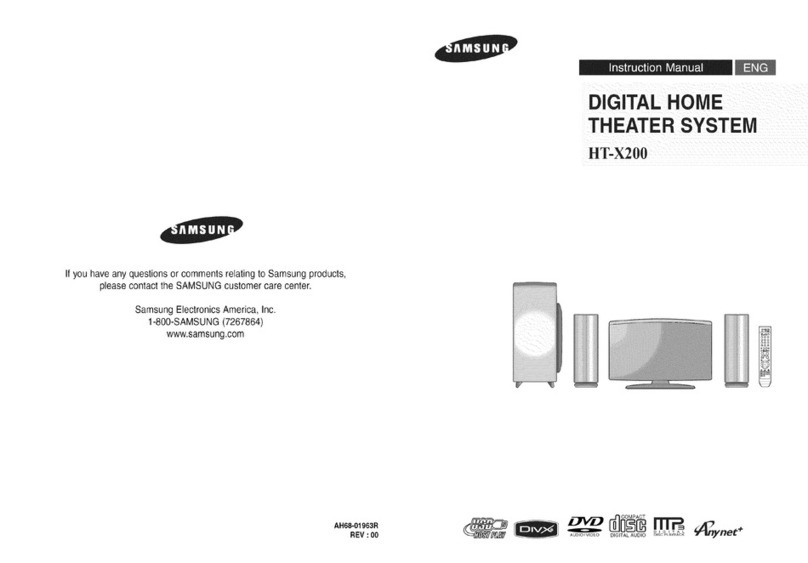 Samsung HT-X200 User manual