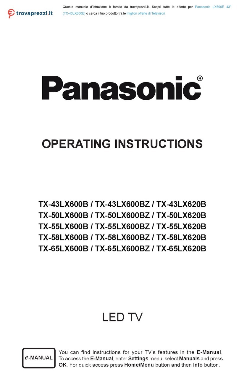 Panasonic LX600E operating instructions