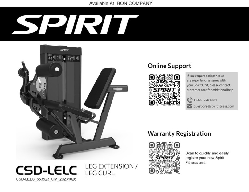 Spirit CSD-LELC User manual