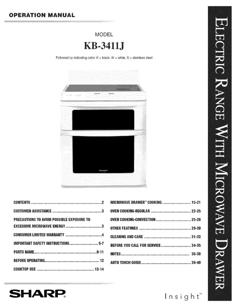 Sharp KB-3411J User manual
