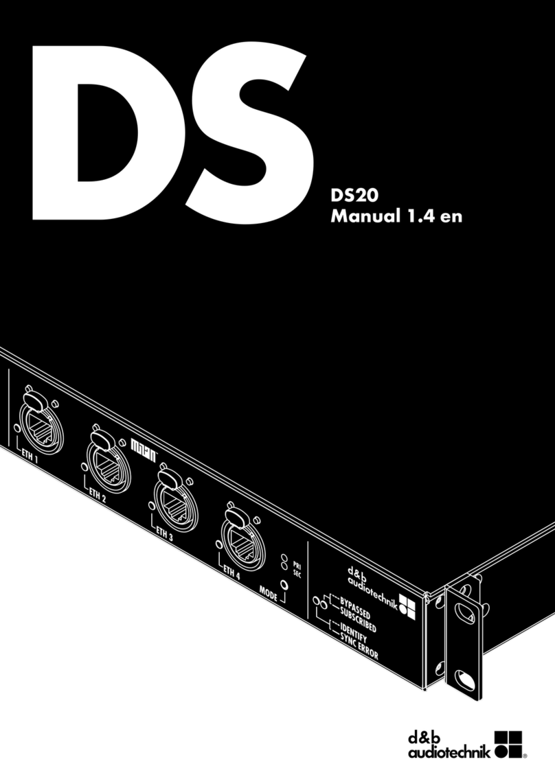 d & b audiotechnik DS manual