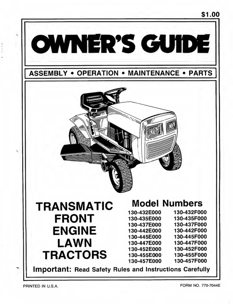 MTD 130-432E000 owner's guide