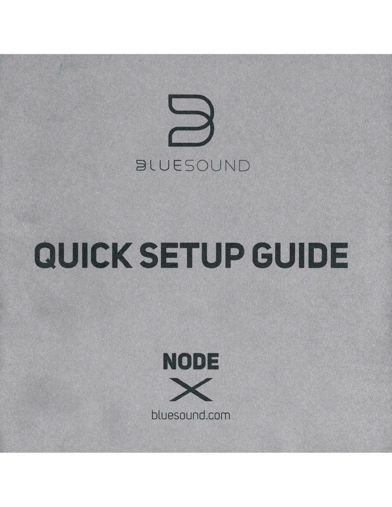 Bluesound NODE Quick setup guide Bluesound NODE Quick setup guide