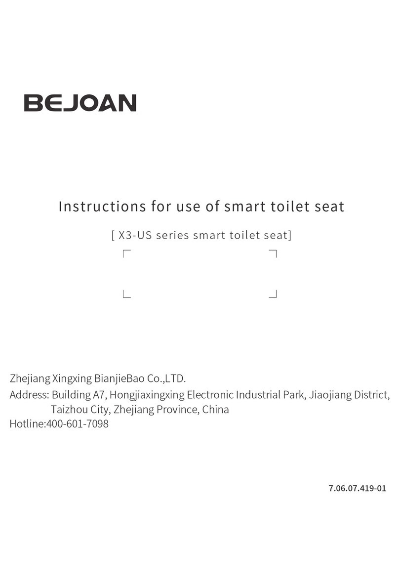 BEJOAN X3-US Series instructions