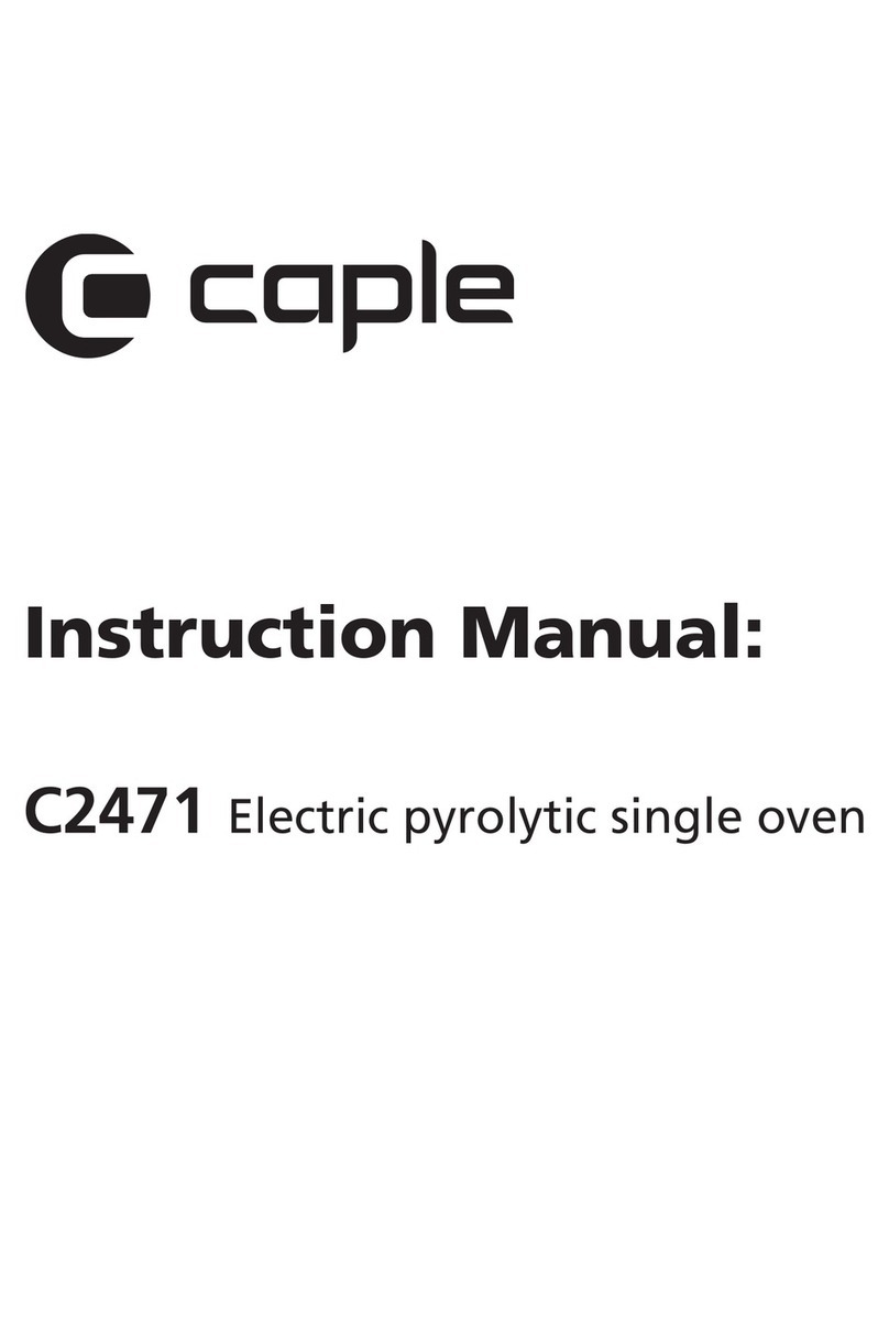 Caple C2471 User manual