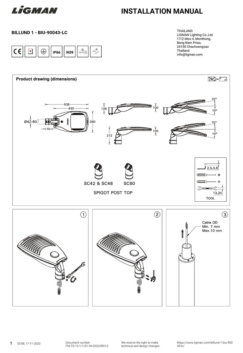 LIGMAN BIU-90043-LC User manual