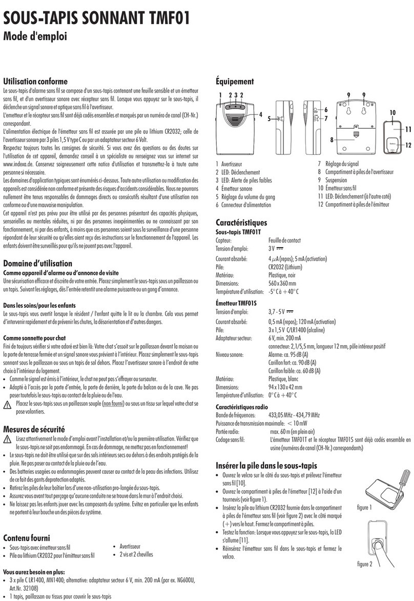 Indexa TMF01 user manual