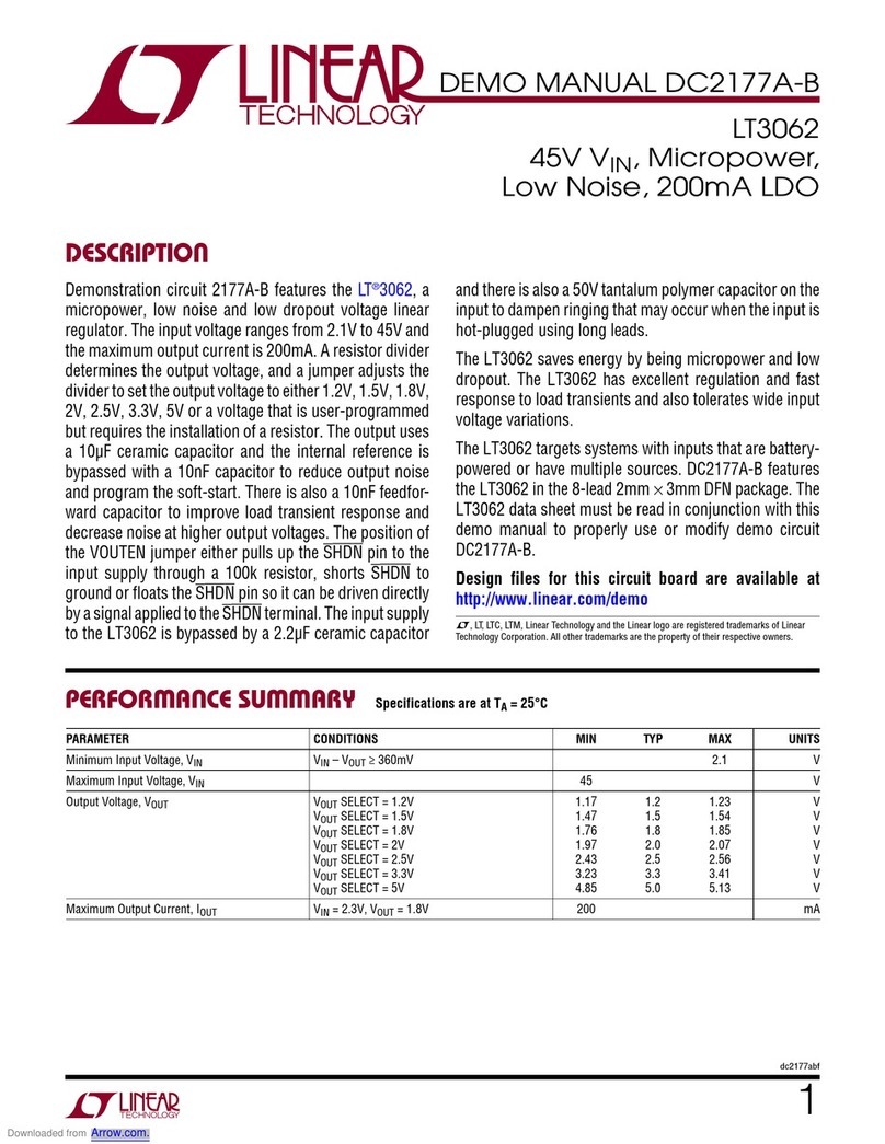 Linear Technology DC2177A-B Quick setup guide