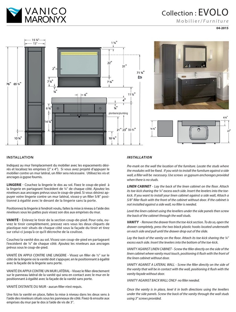 Vanico Maronyx EVOLO Series User manual