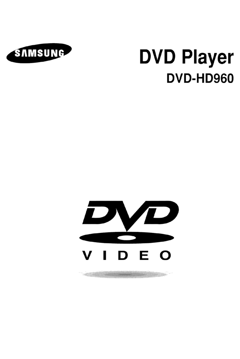 Samsung DVD-HD960 User manual
