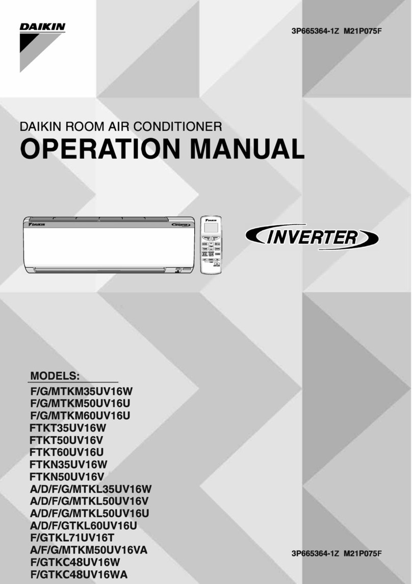 Daikin GTKC48UV16W User manual