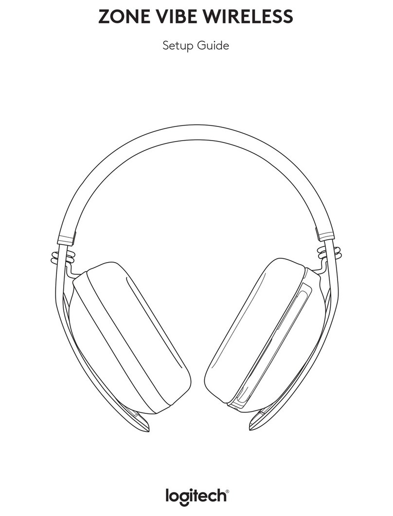 Logitech ZONE VIBE WIRELESS User manual