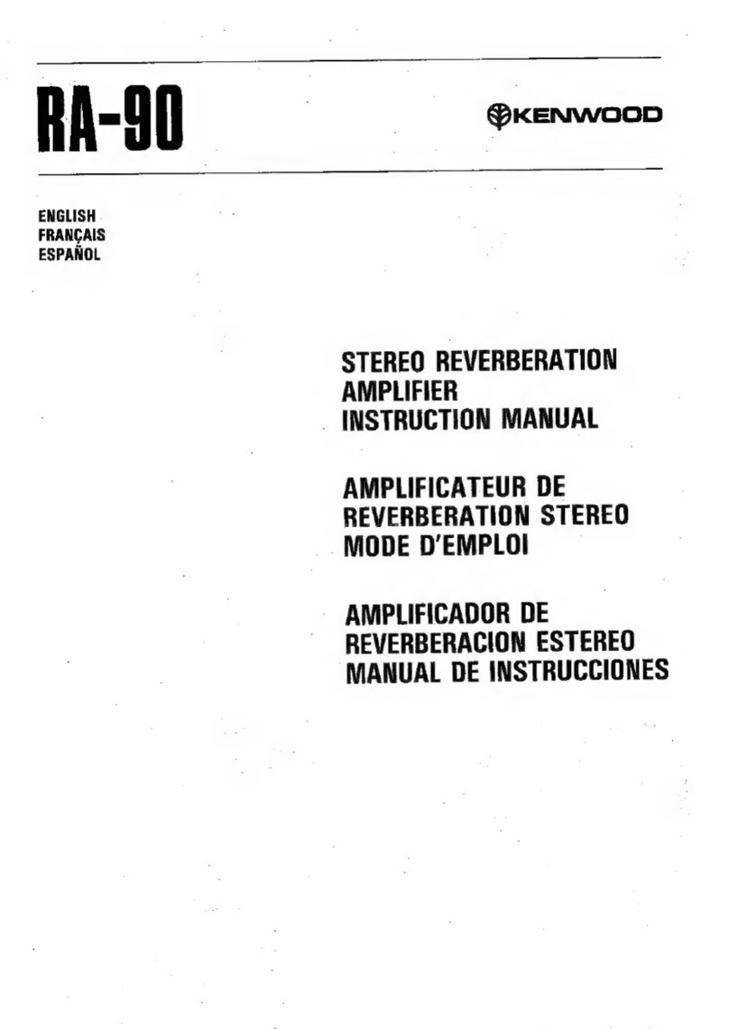 Kenwood RA-90 instruction manual