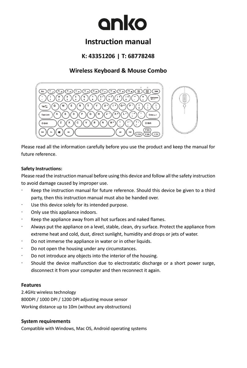 anko 43351206 instruction manual