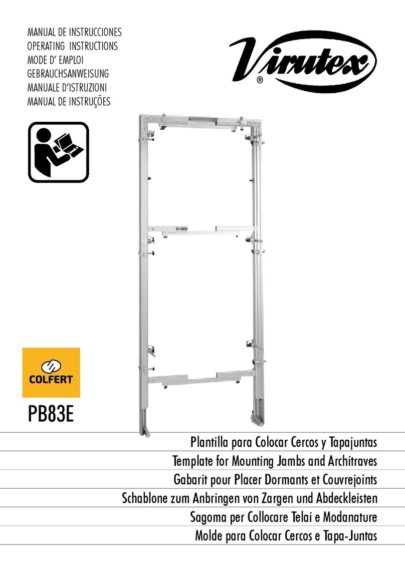 Virutex PB83E operating instructions