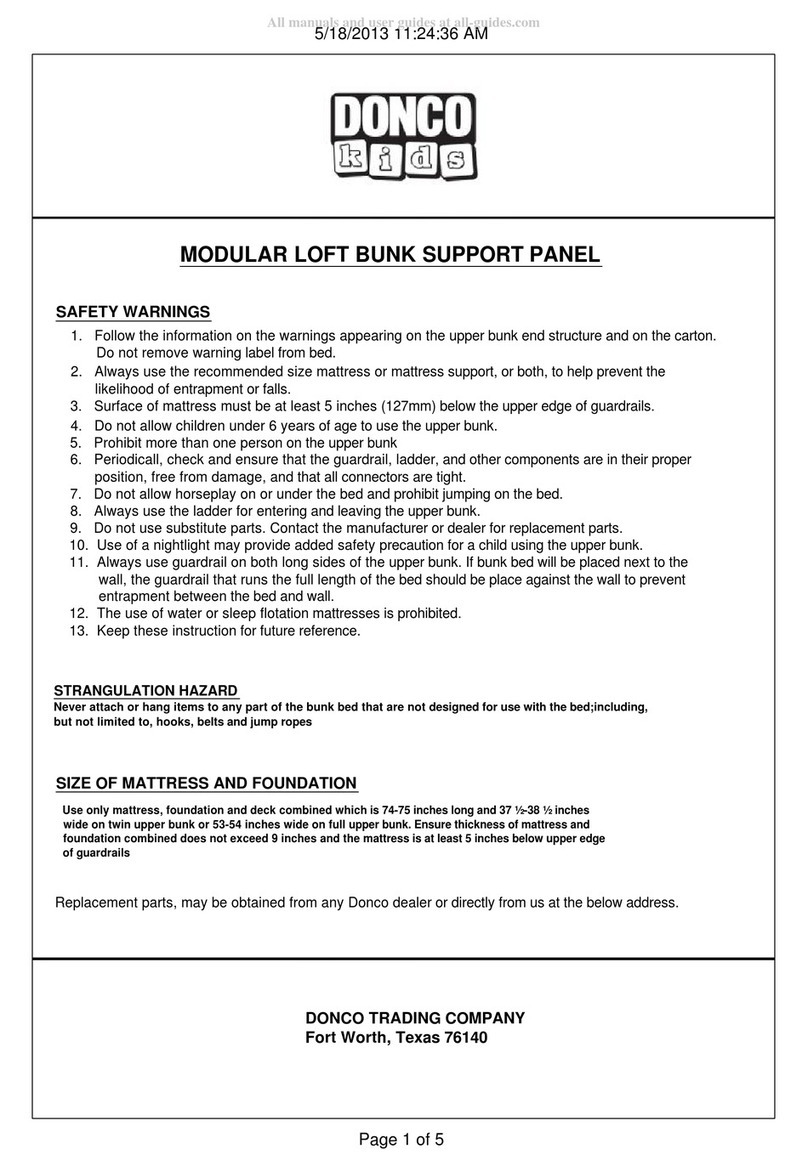 Donco kids 1207 Assembly instruction