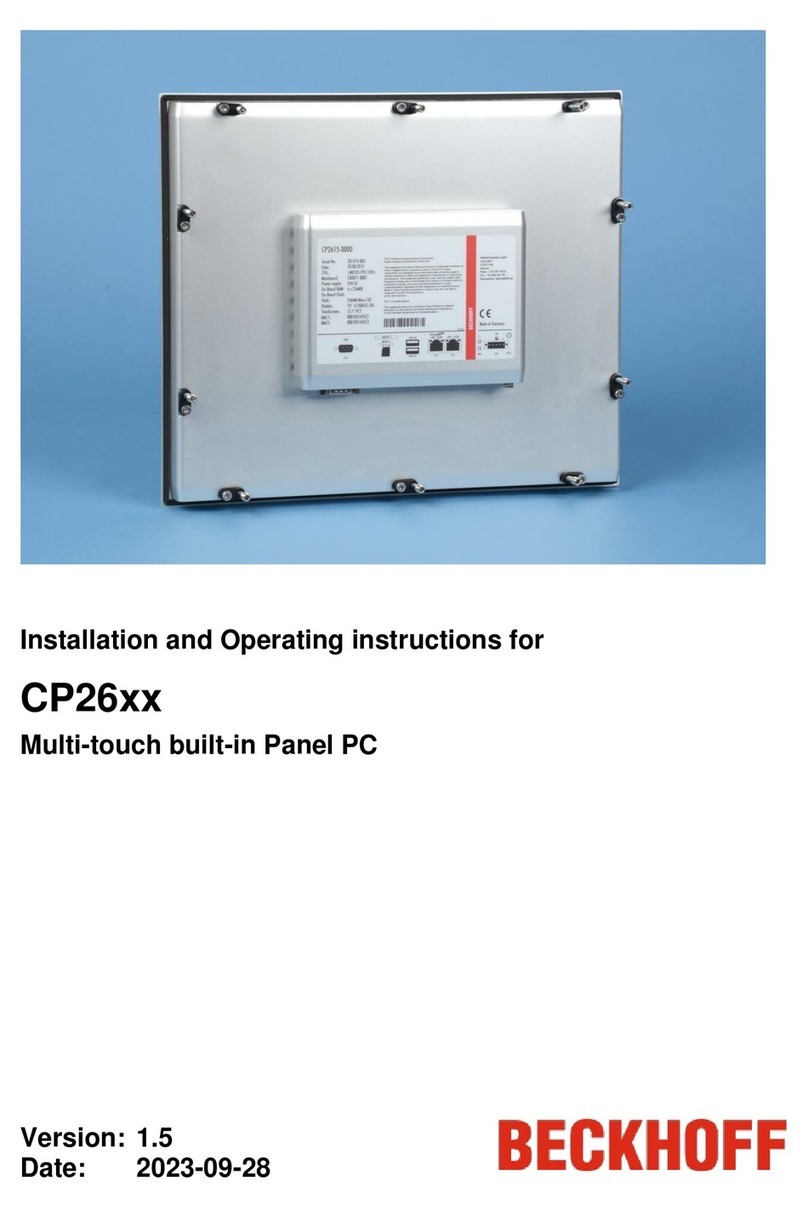Beckhoff CP26 Series User manual