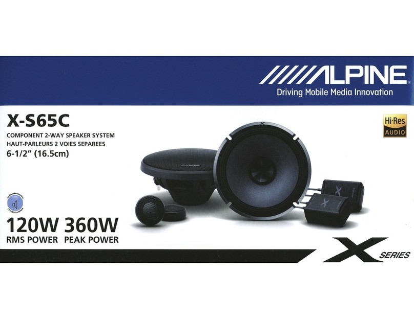 Alpine X Series quick start guide