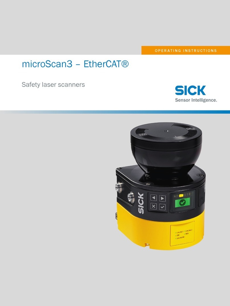 SICK EtherCAT microScan3 User manual