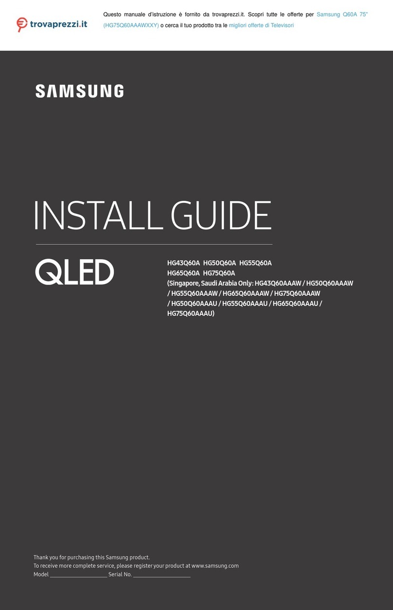 Samsung HG75Q60AAAWXXY User manual Samsung HG75Q60AAAWXXY User manual