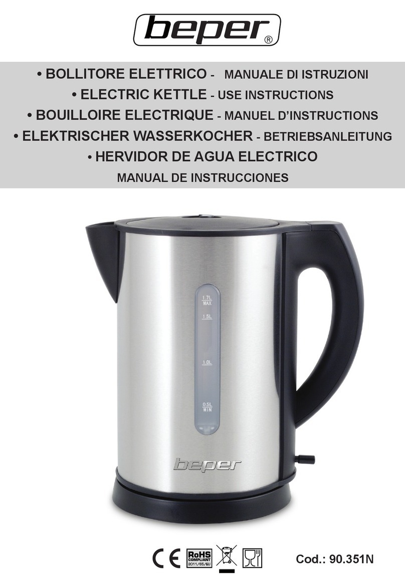 Beper 90.351N Operating and maintenance manual