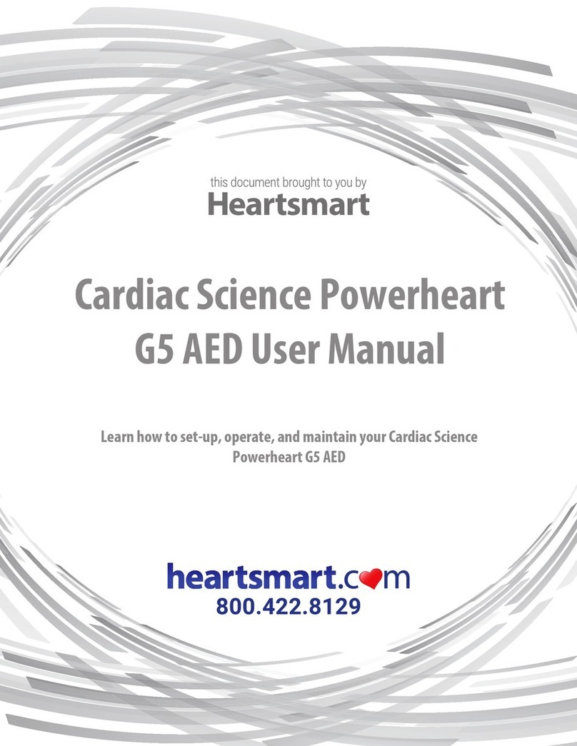 Cardiac Science Heartsmart G5 AED User manual