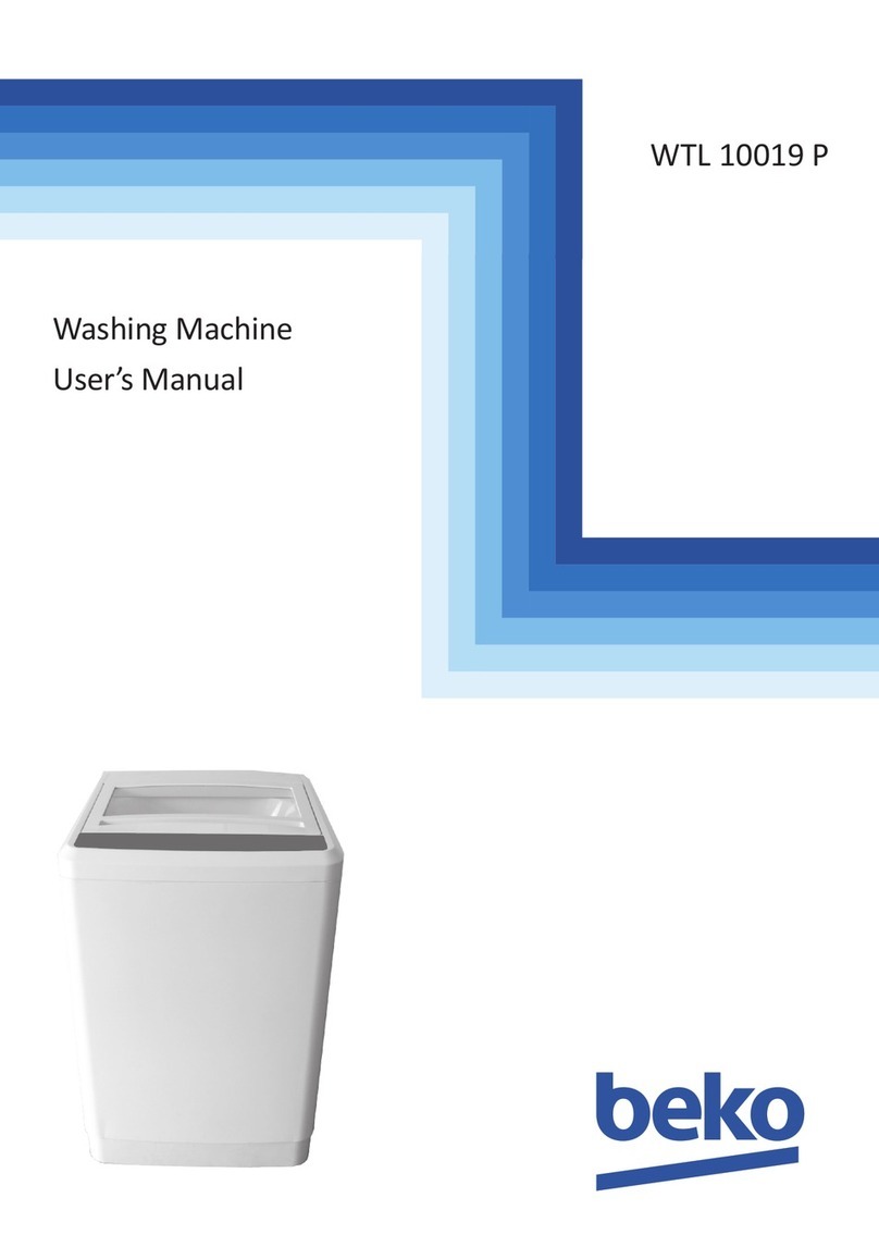 Beko WTL 10019 P user manual
