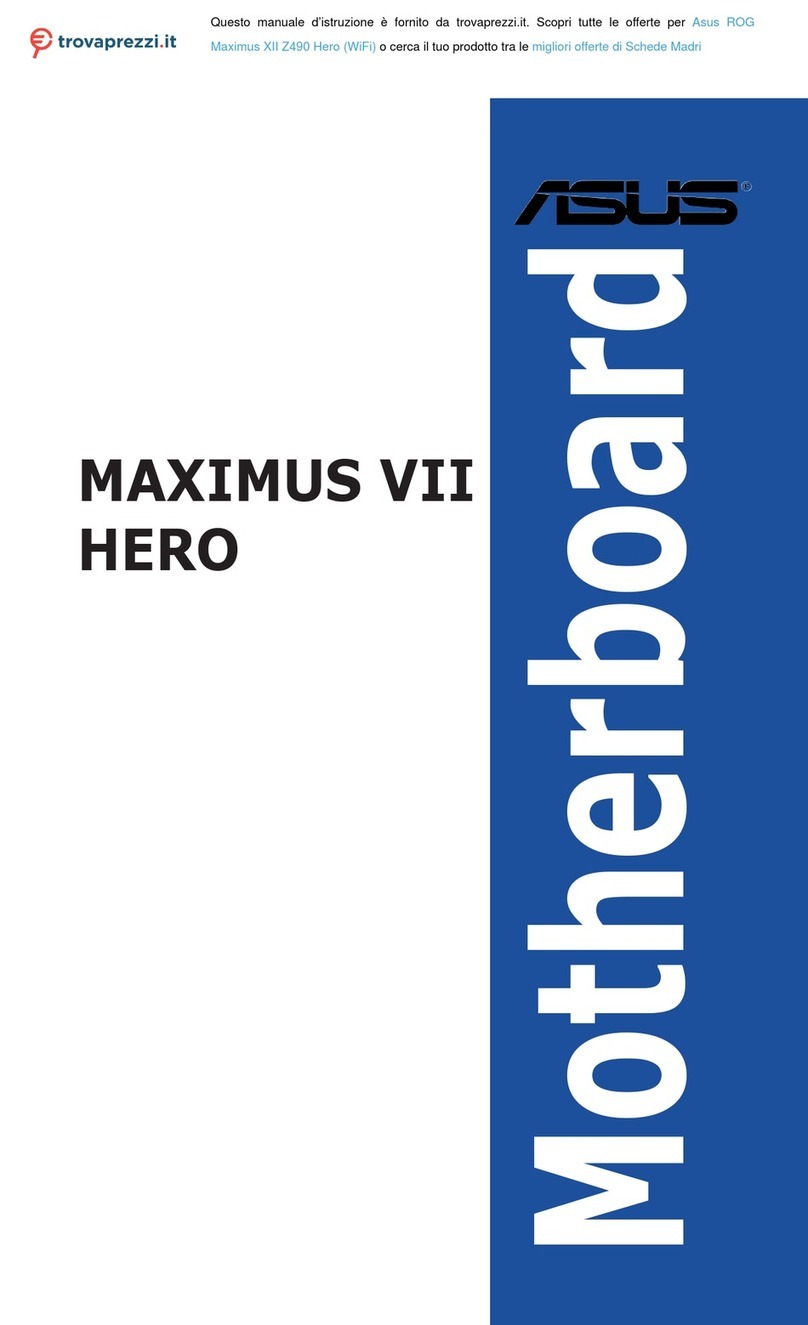 Asus Maximus VII Hero User manual