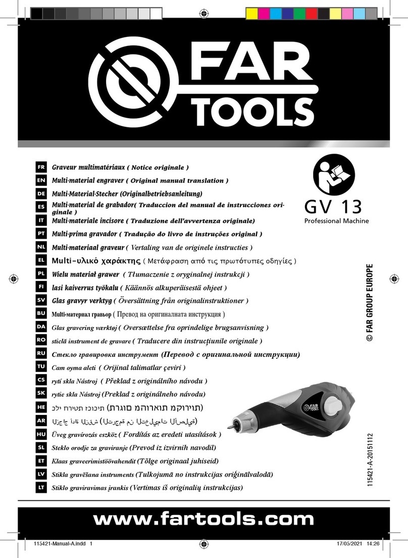 Far Tools GV 13 Original manual translation