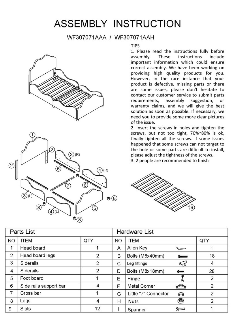 Otto WF307071AAA Assembly instruction