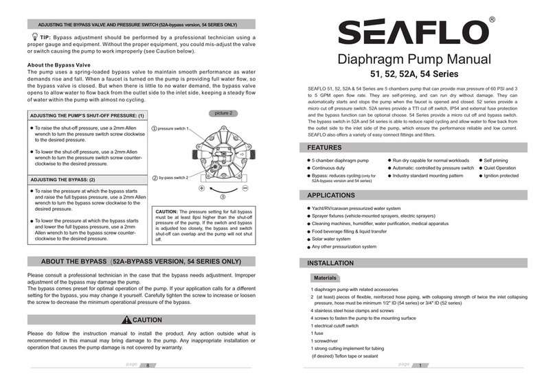 Seaflo 51 54 Series manual Seaflo 51 54 Series manual