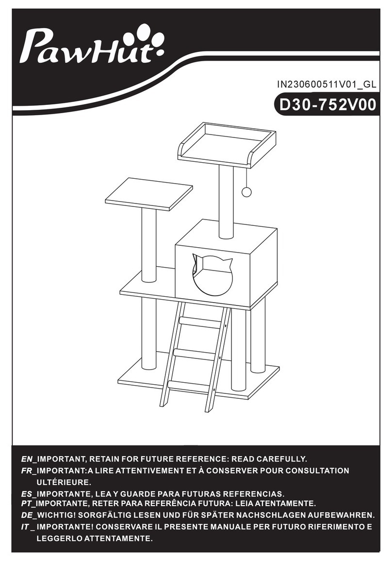 PawHut D30-752V00 User manual PawHut D30-752V00 User manual
