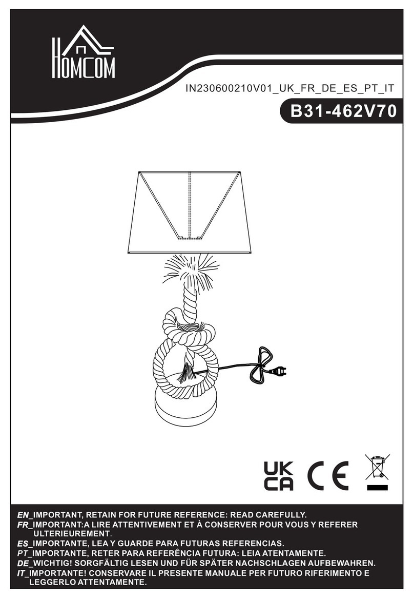 HOMCOM B31-462V70 User manual