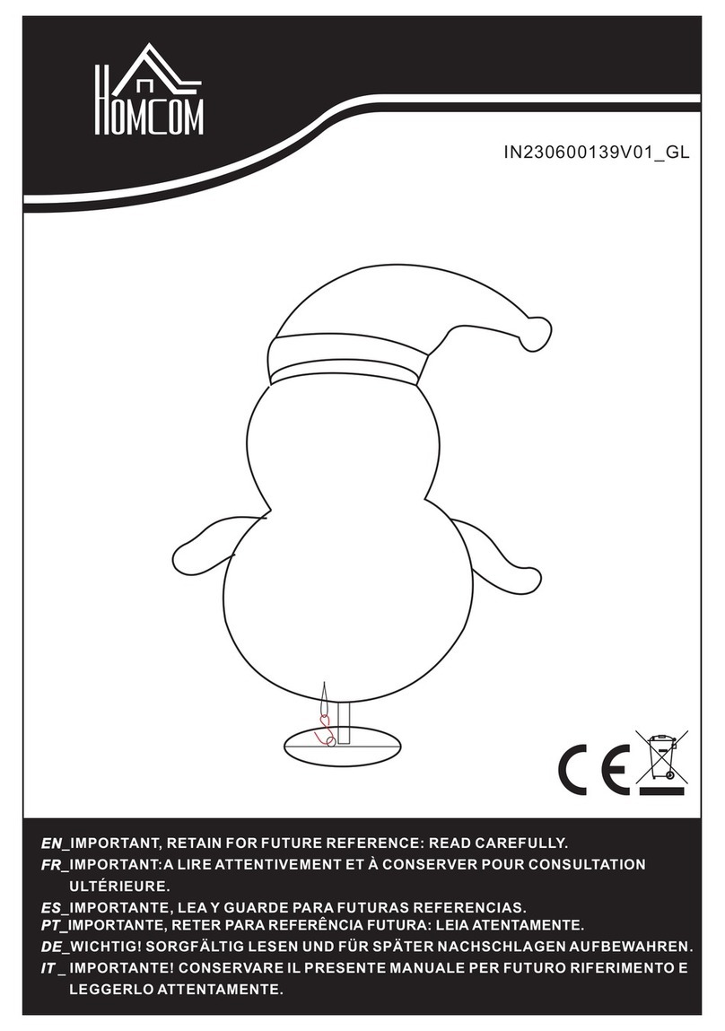 HOMCOM 844-739V00MX User manual