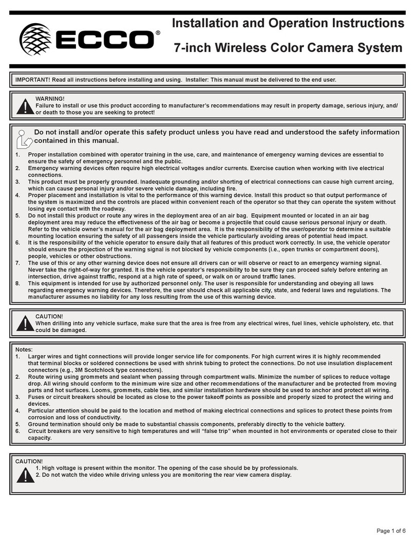 Ecco C2013B-WC Installation & operation instructions