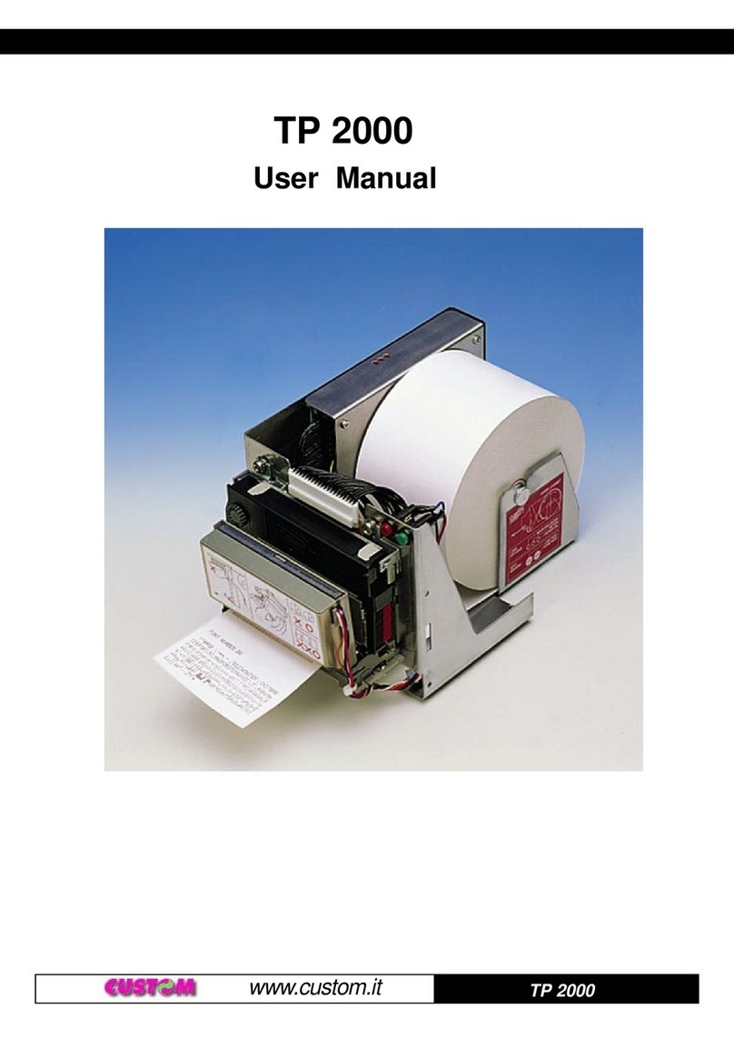 Custom Engineering TP 2000 User manual