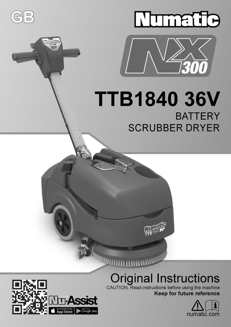 Numatic NX300 User manual