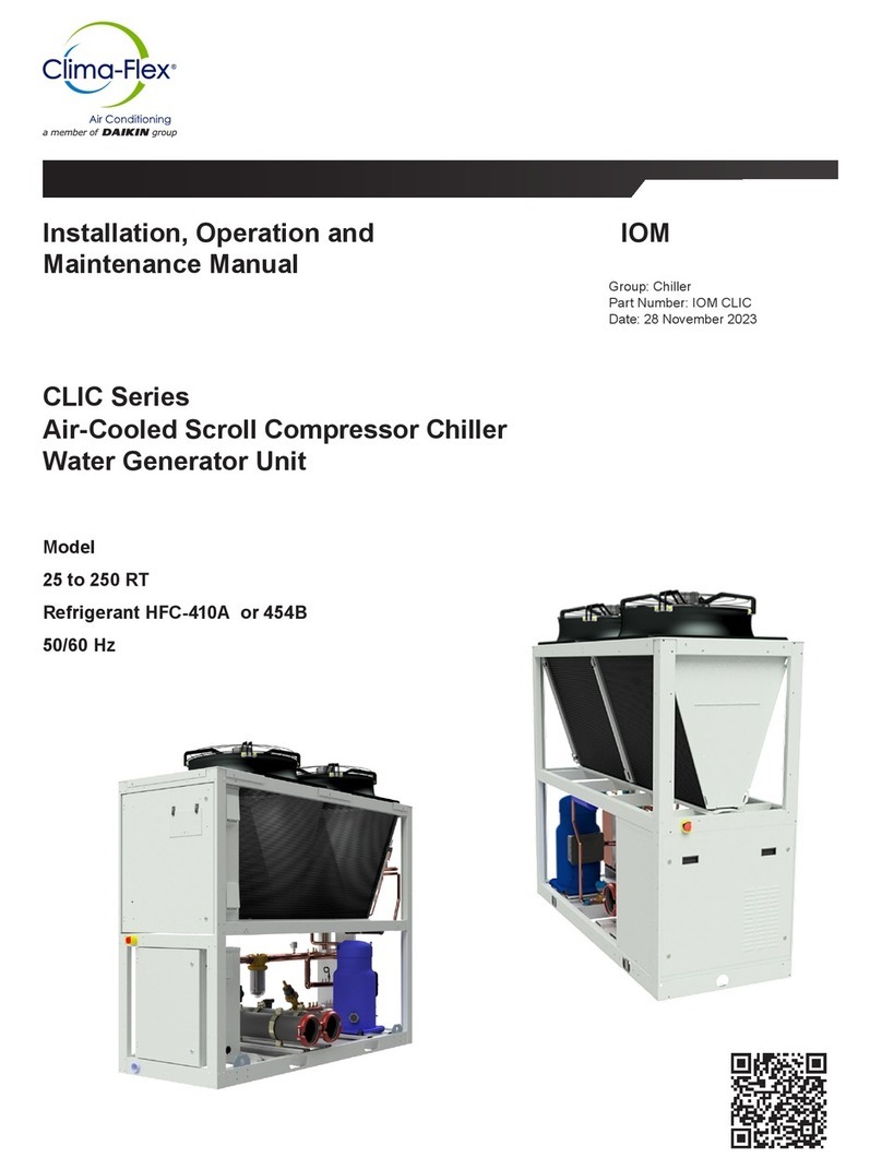 Daikin Clima-Flex CLIC Series Installation, operation and maintenance manual Daikin Clima-Flex CLIC Series Installation, operation and maintenance manual