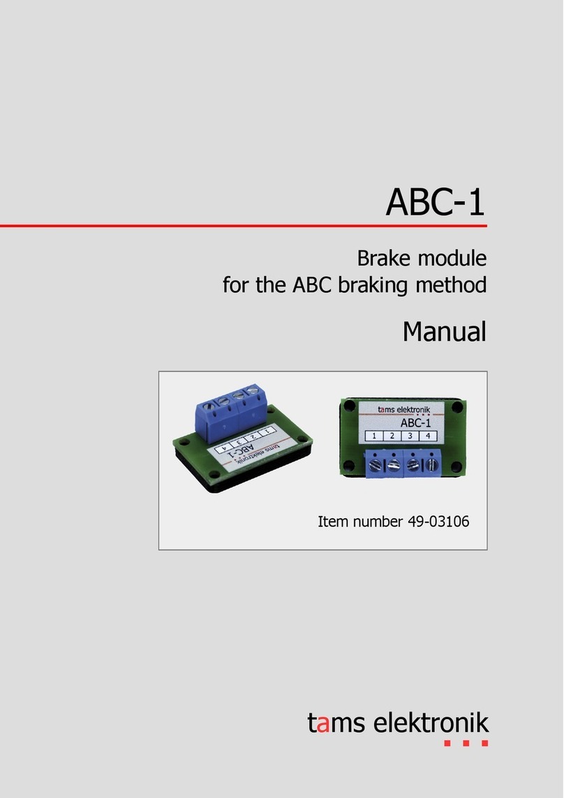 tams elektronik ABC-1 User manual