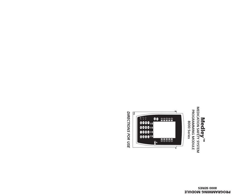 Alaris Medical Systems Medley 8000 Series Directions for use