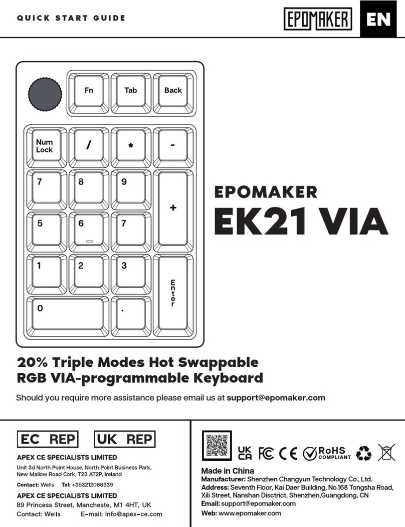 Epomaker EK21 VIA quick start guide