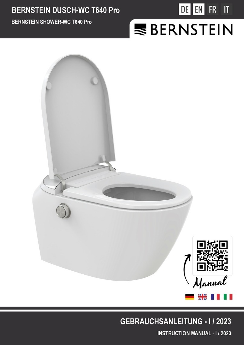 BERNSTEIN DUSCH-WC T640 Pro User manual