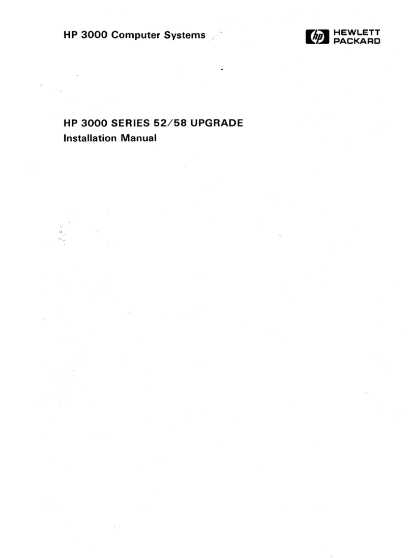 HP 3000 Series User manual