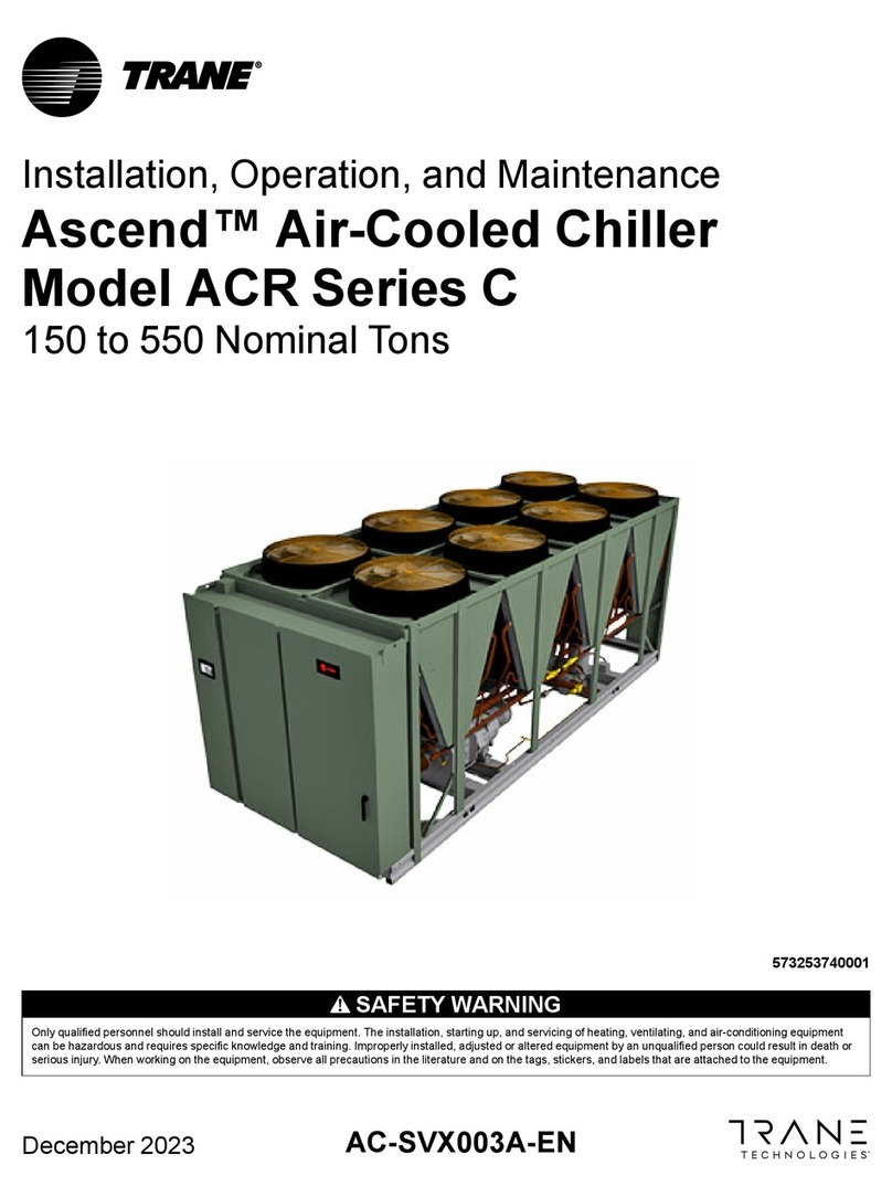 Trane Ascend ACR C Series Installation and operating instructions