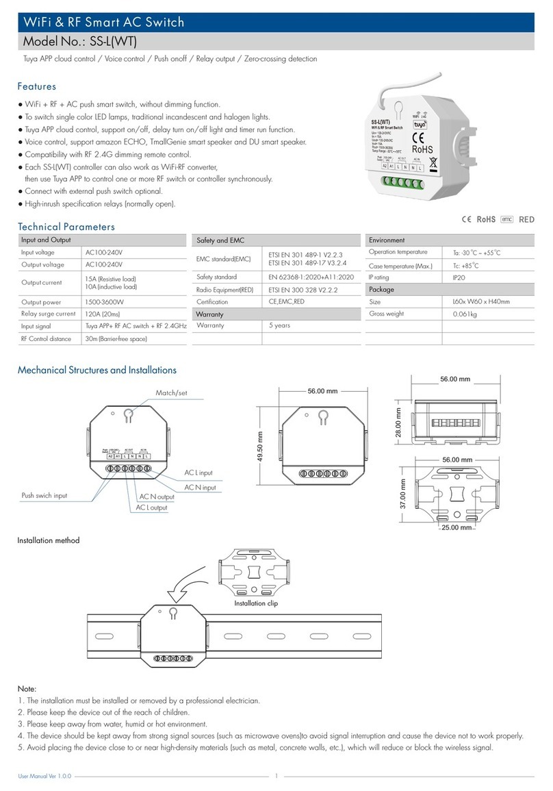 SKYDANCE SS-L(WT) User manual
